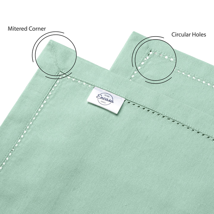 Cotton Mint Green Table Runner (Pack of 1)