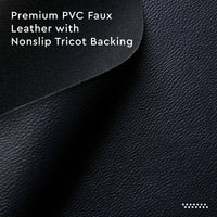 PVC Leather Navy Blue Table Runner