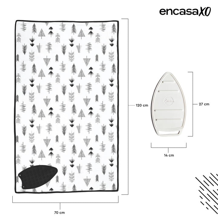 20s Sheeting Black Arrow Ironing Mat (Pack of 1)