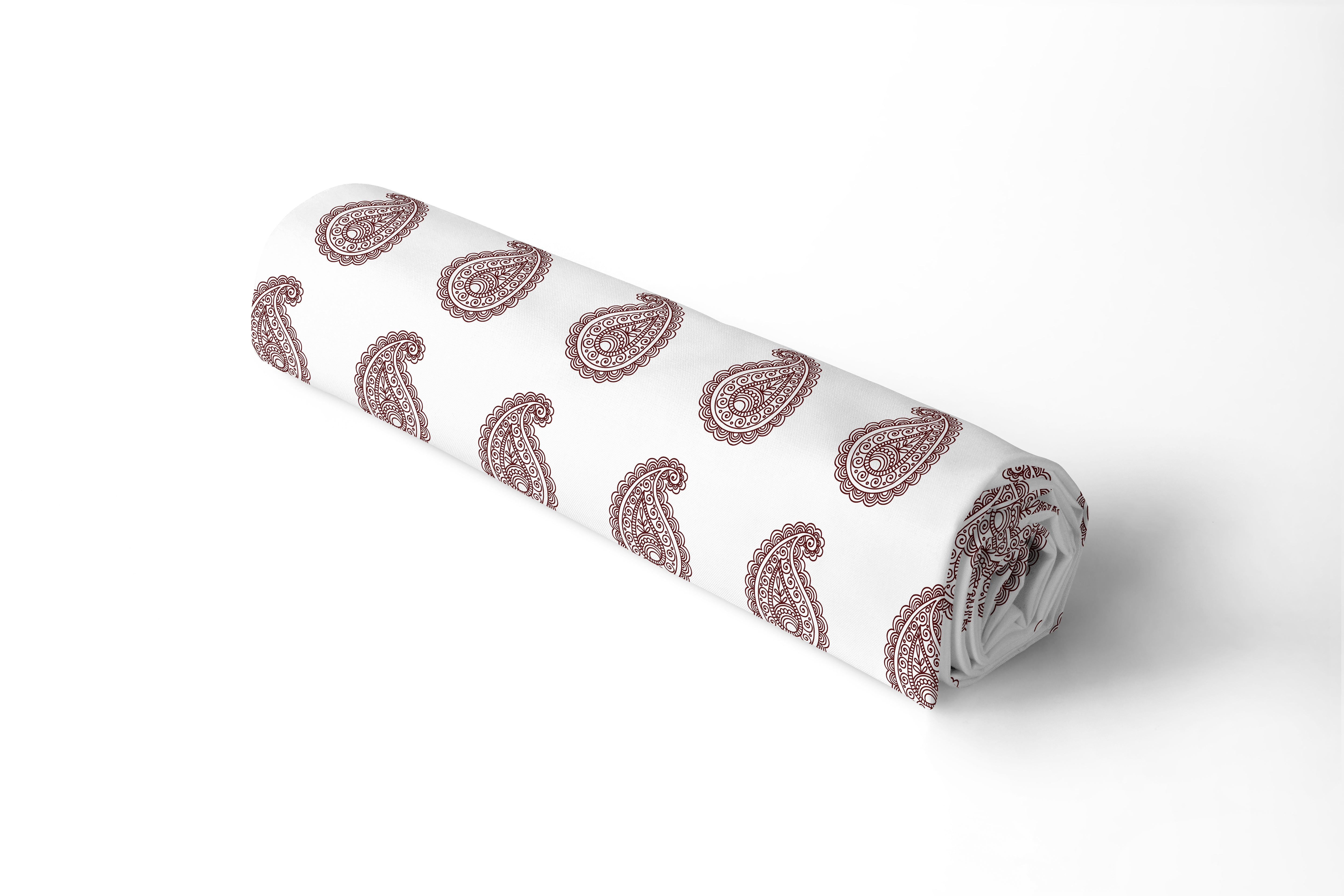 Polyester Printed Paisleys Fabric (Pack of 1)