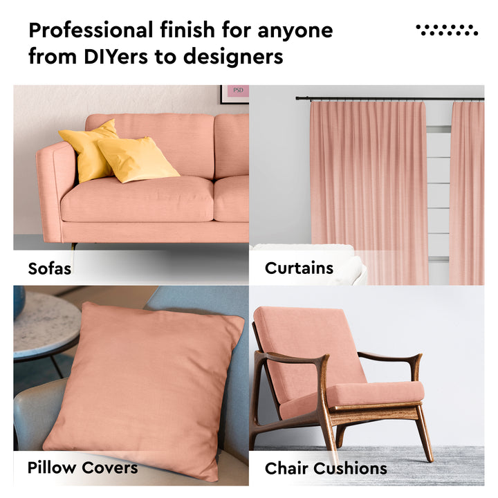 Mercerised Cotton Canvas Fabric, 100x150 cm Wide | Sold by the Metre, Cut to Length | Fabric For Cushions, Sofa Covers, Light Upholstery, Embroidery, Dress Material