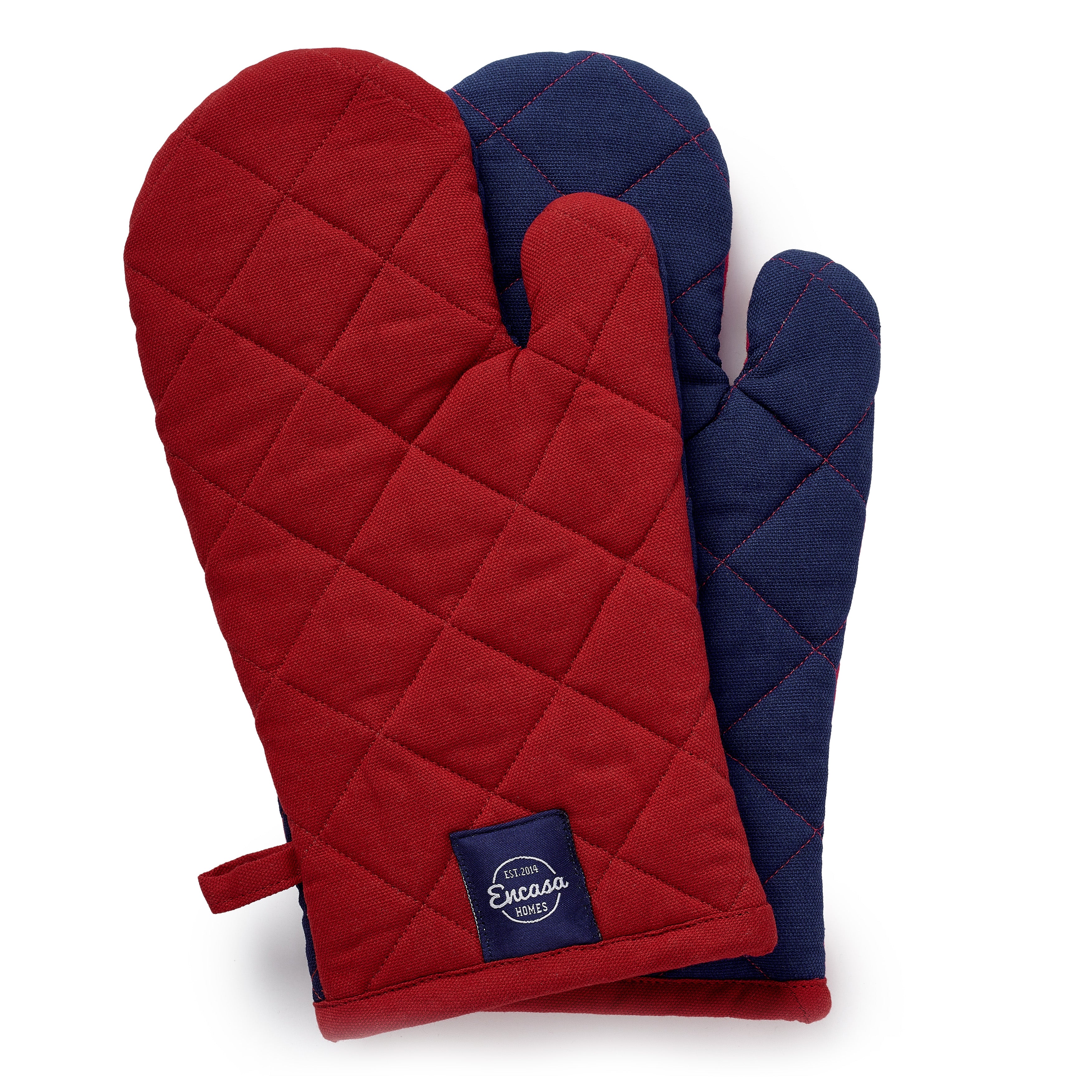 Cotton Red Oven Gloves (Pack of 2)