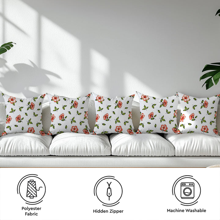 Micro Hibiscus Cushion Cover