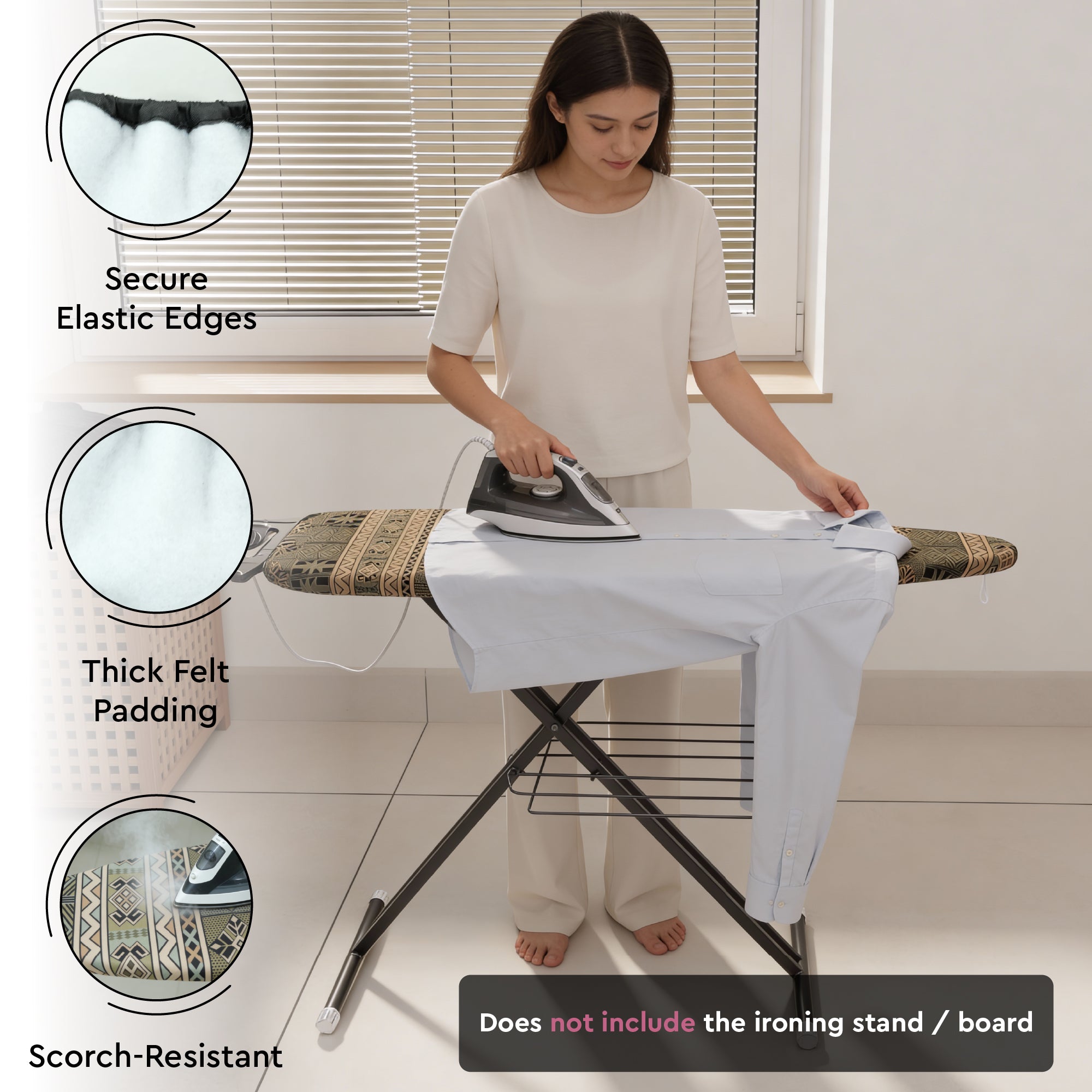 Cotton Canvas African Ironing Board Cover