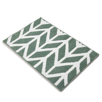Microfibre Sage Green Bathmat (Pack of 1)