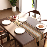 Madur Kathi Black Table Runner (Pack of 1)