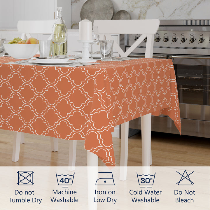 Polyester Copper Table Cloth (Pack of 1)