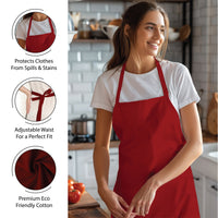 Cotton Red Combo Kitchen Set (Pack of 21)