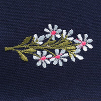 Cotton Scotch Blue Flower Table Napkin (Pack of 6)