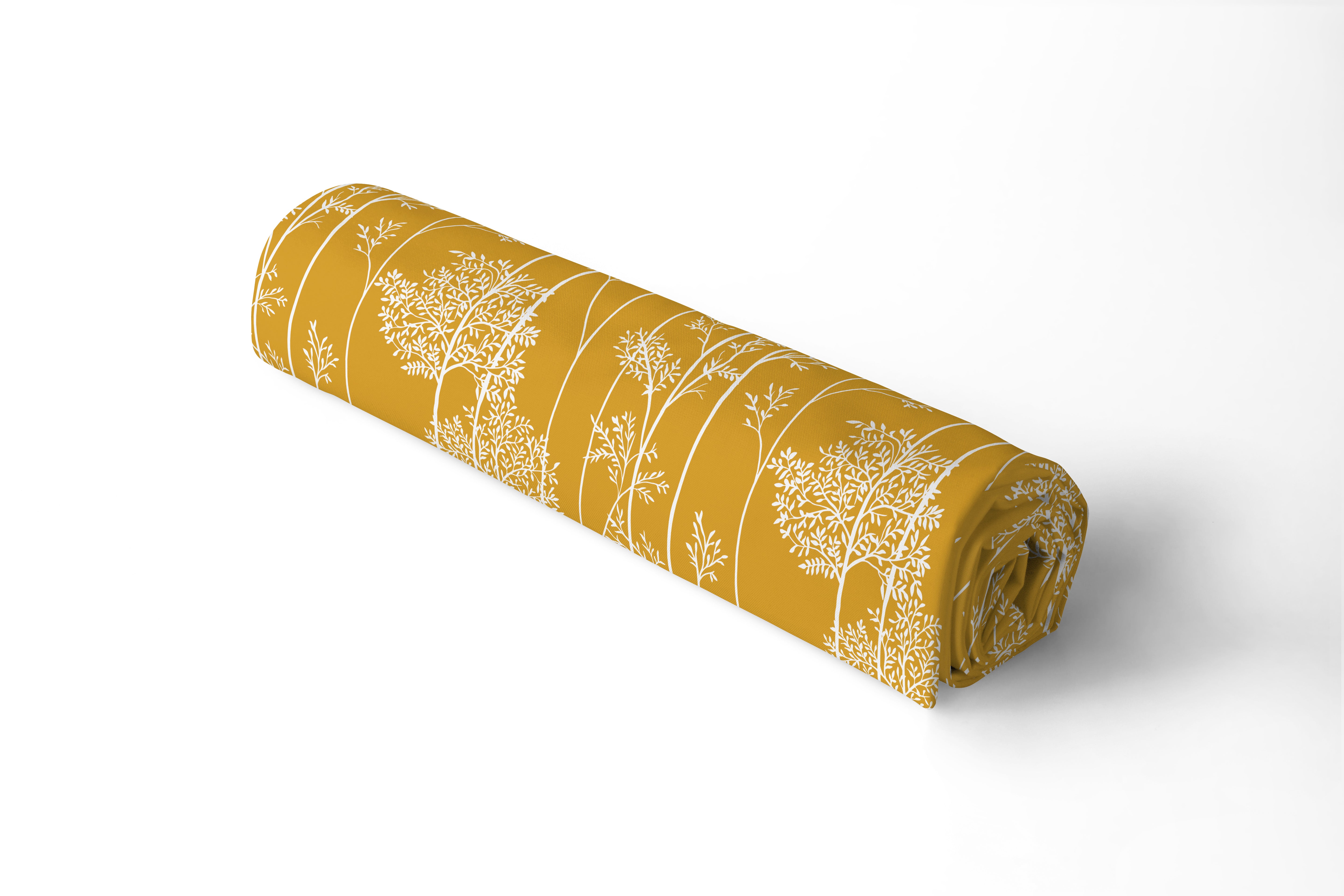 Polyester Printed Blotch Mango Fabric (Pack of 1)
