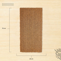 Coir Door Mats for Home Entrance Thick Anti-slip Welcome Doormat with PVC Back | Ideal for Indoor, Outdoor, Patio, Home and Office | Durable and Easy to Clean