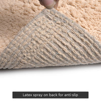 Cotton Beige Bathmat (Pack of 4)