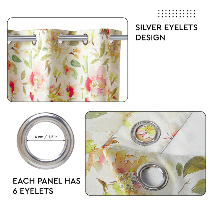 Blackout Polyester F1 Sunshine Curtain (Pack of 2)