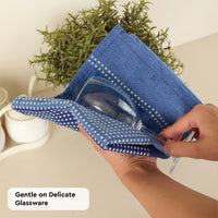 Cotton Blue Kitchen Towel
