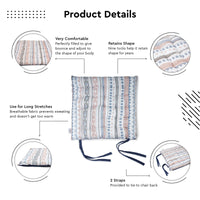 20s Sheeting Aztec & Scotch Blue Chairpad (Pack of 4)