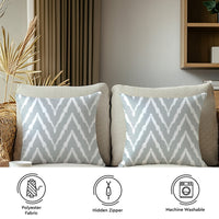 Micro Fire Grey Cushion Cover