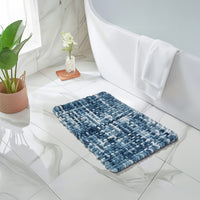 Cotton Blue Bathmat (Pack of 1)