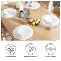 Cotton Off White Placemat (Pack of 6)