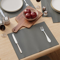 PU Leather Grey Placemat