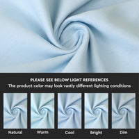 Cotton Ice Blue Table Napkins (Pack of 4)