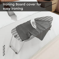 Cotton Roma Grey Stripes Ironing Board Cover (Pack of 1)