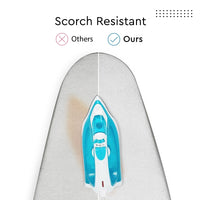 20s Sheeting - Silver Silver Luxury Ironing Board Cover (Pack of 1)