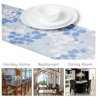 Blackout Polyester L2 Blue Table Runner (Pack of 1)