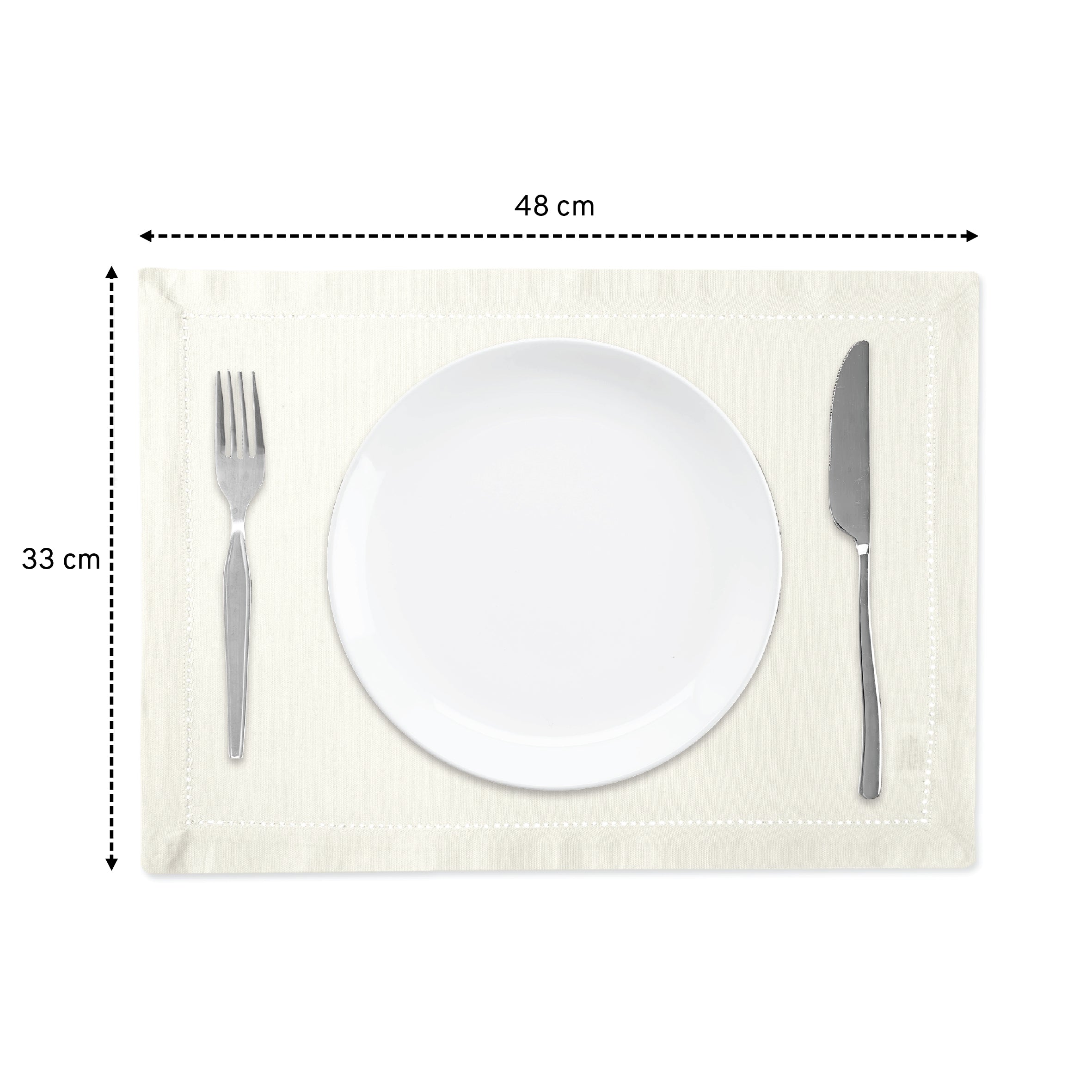 Cotton Natural Placemat (Pack of 4)