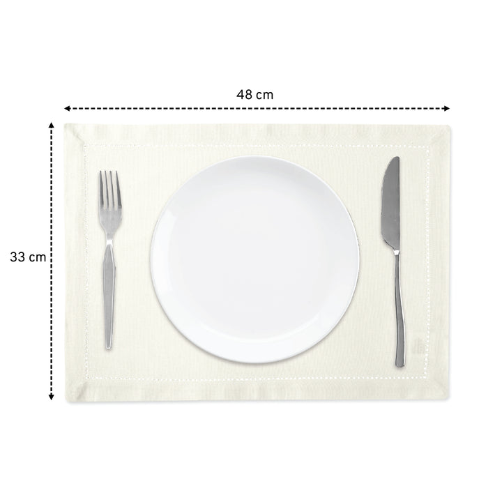 Cotton Natural Placemat (Pack of 4)