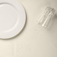 Polyester Cream Table Cloth (Pack of 1)
