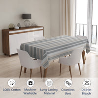 Cotton Olive Table Cloth (Pack of 1)