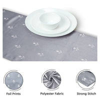 Blackout Buti Medium Grey Table Runner (Pack of 1)