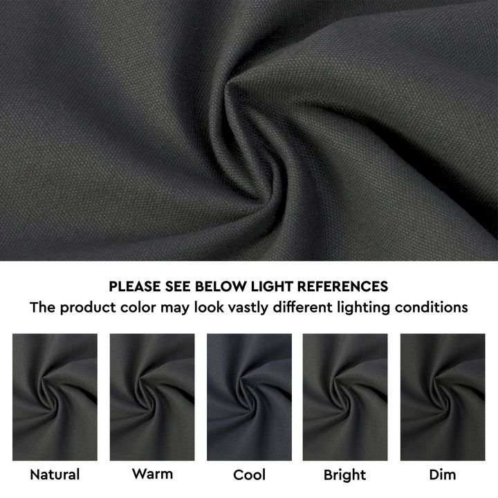 Cotton Charcoal Grey Table Napkins (Pack of 4)