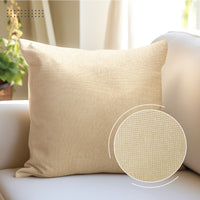Jute Cherry Cream Cushion Cover (Pack of 2)