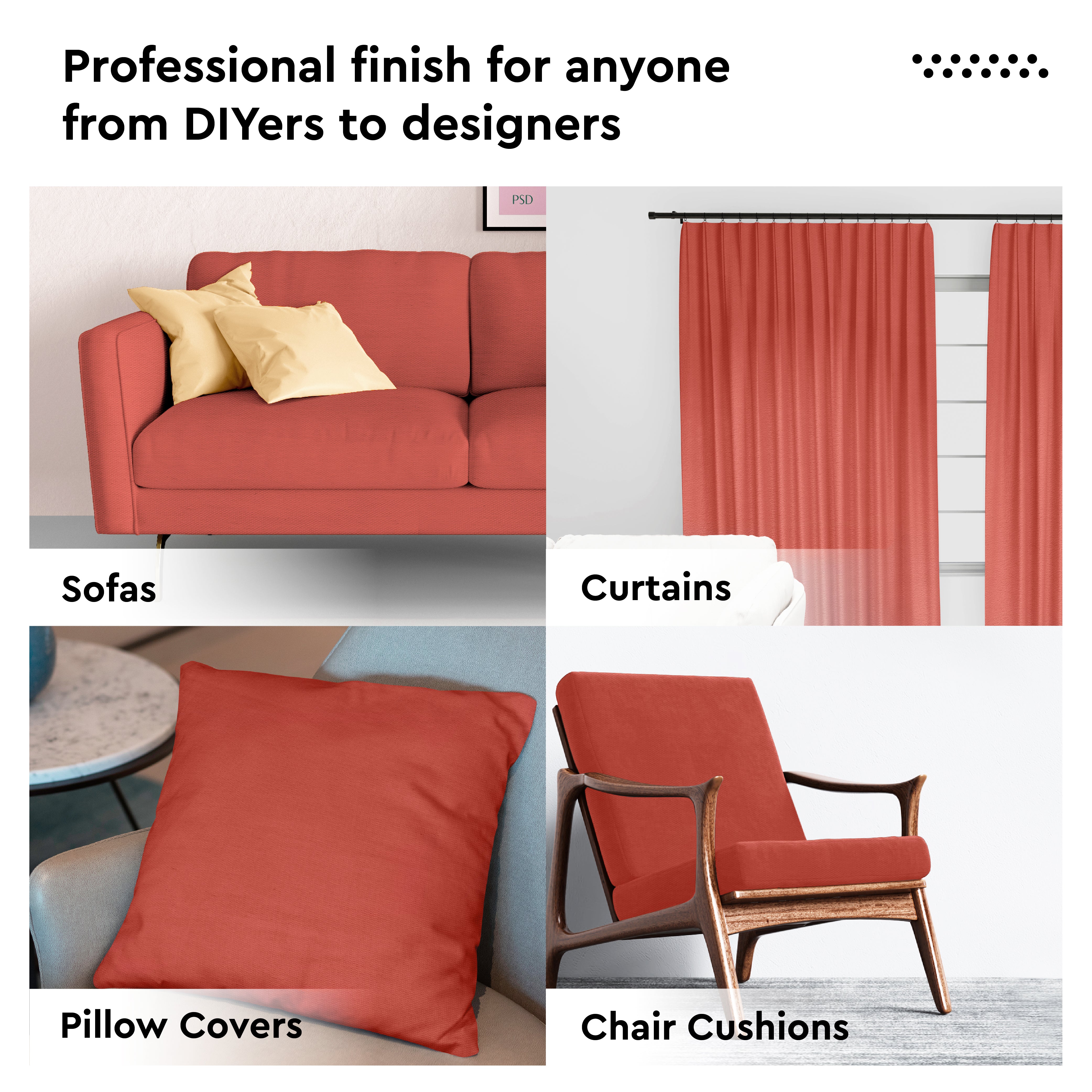Mercerised Cotton Canvas Fabric, 100x150 cm Wide | Sold by the Metre, Cut to Length | Fabric For Cushions, Sofa Covers, Light Upholstery, Embroidery, Dress Material