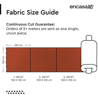 Corduroy Fabric by the Meter, 59" Wide Premium 238 GSM Polyester Upholstery & Sewing Material, Soft Ribbed Fabric for Sofa/Cushion Covers, Trousers, Curtains & DIY Crafts