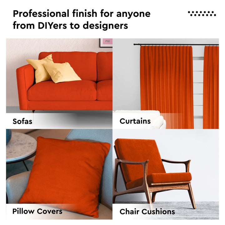 Mercerised Cotton Canvas Fabric, 100x150 cm Wide | Sold by the Metre, Cut to Length | Fabric For Cushions, Sofa Covers, Light Upholstery, Embroidery, Dress Material