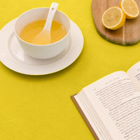 Cotton Sunbeam Yellow Table Cloth (Pack of 1)