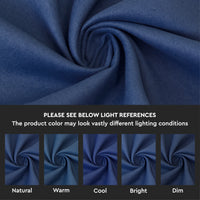 Cotton Cobalt Table Napkins (Pack of 6)