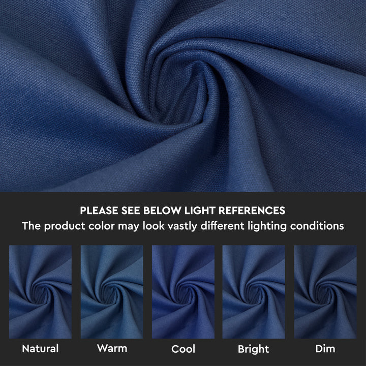 Cotton Cobalt Table Napkins (Pack of 6)