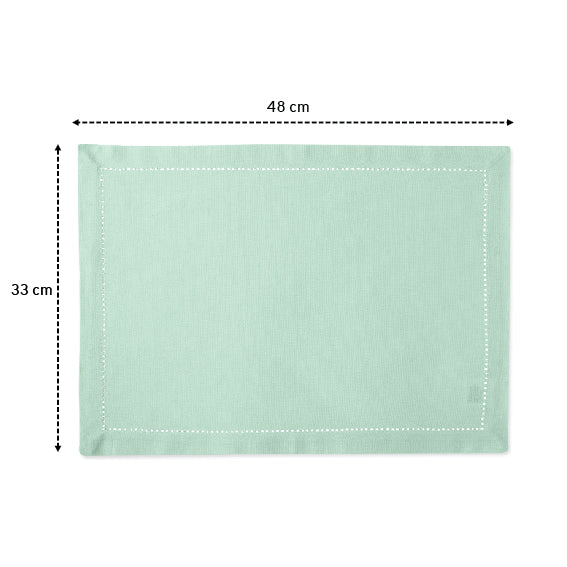 Cotton Mint Green Placemat (Pack of 4)