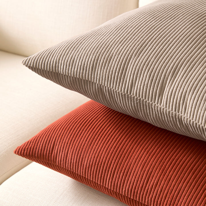 Corduroy Light Taupe Cushion Cover