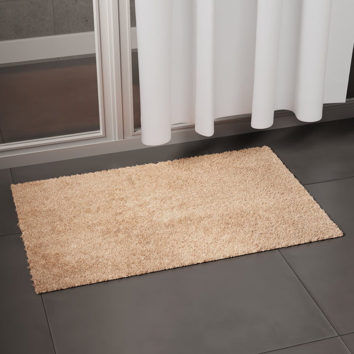 Cotton Beige Bathmat (Pack of 2)