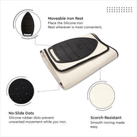 Cotton Natural Luxury Antiskid Ironing Mat (Pack of 1)