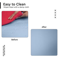 Polyester Blue Table Cloth (Pack of 1)