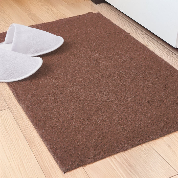 Coir Door Mats for Home Entrance Thick Anti-slip Welcome Doormat with PVC Back | Ideal for Indoor, Outdoor, Patio, Home and Office | Durable and Easy to Clean