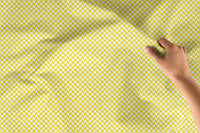 20s Sheeting Yellow Checks Fabric (1 Meter)