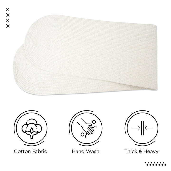 Cotton Off White Table Runner (Pack of 1)