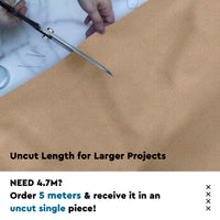 Embossed Velvet Beige Fabric