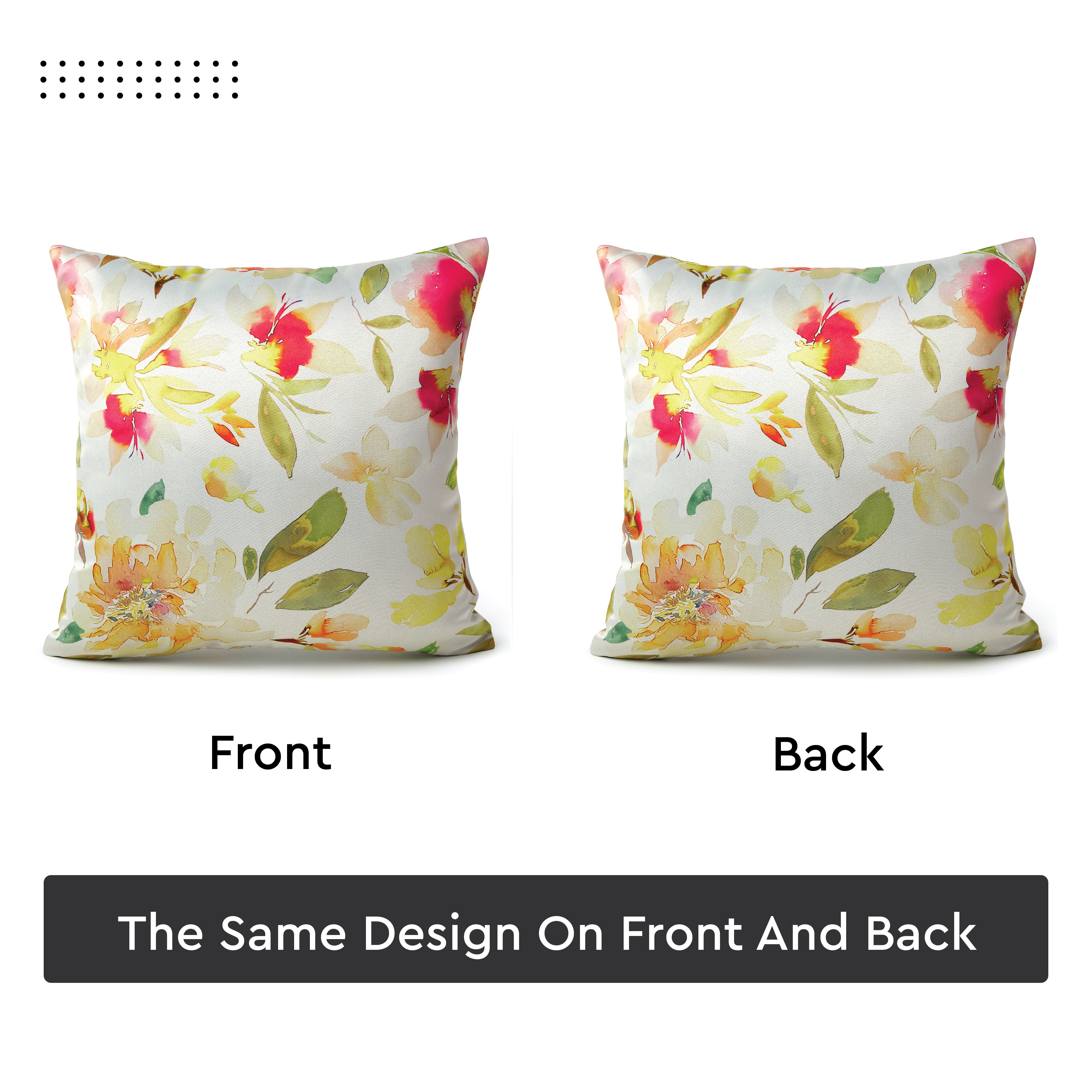 Blackout Polyester F1 Sunshine Cushion Cover (Pack of 2)